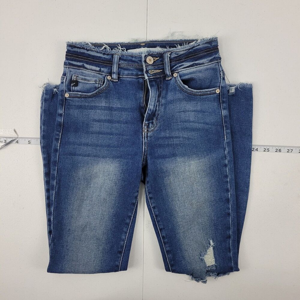 Kancan slim skinny jeans 0/23 blue 2627 denim womens KC8582D 26x26